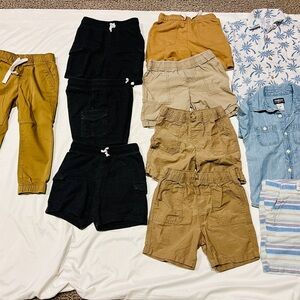 Lot of 11 Toddler Boys Pants/Shorts/Shirts Collection, Size 3T